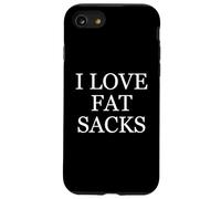 I Love Fat Sacks Cornhole Amusant Amateur de Football Coque pour iPhone SE (2020) / 7/8