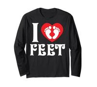 I Love Feet Podologie Podologie Médecin du Pied Chirurgien Manche Longue