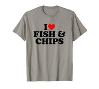 I Love Fish and Chips, I Heart Fish and Chips T-Shirt