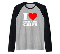 I Love Fish and Chips Manche Raglan