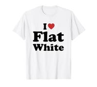 I Love Flat White Drink Cocktail Bar T-Shirt
