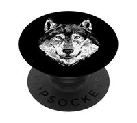 I Love Foxes, Enjoy Wear Cool Wild Sketch Hand Drawn Fox PopSockets PopGrip Adhésif