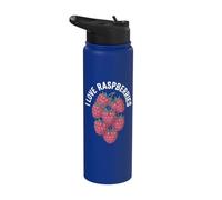 I Love Framboises Berry Fruit Passion Stainless Steel Insulated Water Bottle