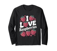 I Love Framboises Cute Fruit Passion Manche Longue