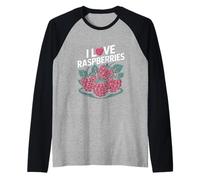 I Love Framboises Fresh Berry Passion Manche Raglan