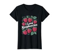 I Love Framboises Fruit Passion Garden Delight T-Shirt Graphique avec Valeur