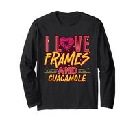 I Love Frames Photographie Humour et Guacamole Cuisine Mexicaine Manche Longue