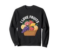 I Love Fruits Panier raisins Agrumes Baies Sweatshirt