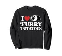 I Love Furry Potatoes Motif cœur Cochon d'Inde Sweatshirt