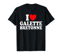I Love Galette Bretonne Humour Galette Bretonne T-Shirt