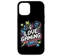 I Love Gaming Joystick rétro Pixel Art Coque pour iPhone 12/12 Pro