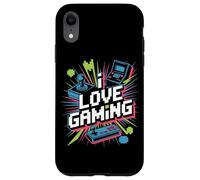 I Love Gaming Joystick rétro Pixel Art Coque pour iPhone XR