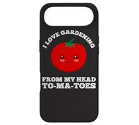 I Love Gardening from My Head Tomatoes Kawaii Gardener Coque pour iPhone Air