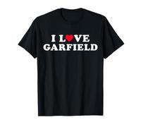 I Love Garfield Nom assorti pour petite amie ou petit ami Garfield T-Shirt