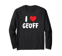 I Love Geoff Cœur Manche Longue