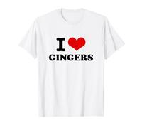 I Love Gingers - I Heart Gingers T-Shirt