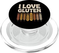 I Love Gluten Blé Pain Humour PopSockets PopGrip pour MagSafe
