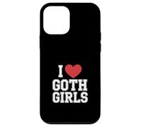 I Love Goth Girls ! Gothic Emo Esthétique Coque pour iPhone 12 Mini