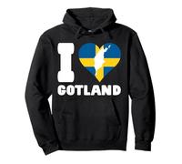 I Love Gotland Sweat à Capuche