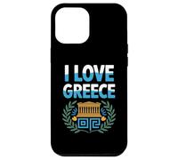 I Love Greece Couronne d'olivier Parthénon Coque pour iPhone 12 Pro Max