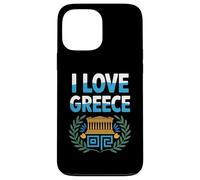 I Love Greece Couronne d'olivier Parthénon Coque pour iPhone 13 Pro Max