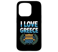 I Love Greece Couronne d'olivier Parthénon Coque pour iPhone 15 Pro