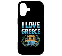 I Love Greece Couronne d'olivier Parthénon Coque pour iPhone 17
