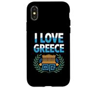 I Love Greece Couronne d'olivier Parthénon Coque pour iPhone X/XS