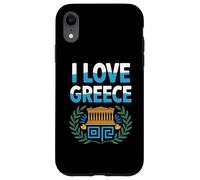 I Love Greece Couronne d'olivier Parthénon Coque pour iPhone XR