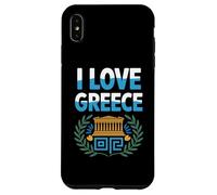 I Love Greece Couronne d'olivier Parthénon Coque pour iPhone XS Max