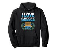 I Love Greece Couronne d'olivier Parthénon Sweat à Capuche