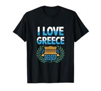 I Love Greece Couronne d'olivier Parthénon T-Shirt