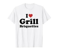 I Love Grill Briquettes T-Shirt