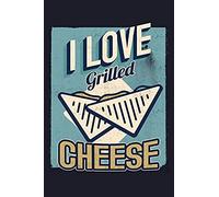 I Love Grilled Cheese: Blank Paper Sketch Book - Artist Sketch Pad Journal For Sketching, Doodling, Drawing, Painting Or Writing