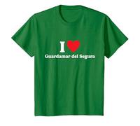 I Love Guardamar Del Segura T-Shirt, Enfant, Vert Kelly, 10 Ans