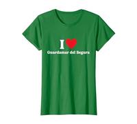 I Love Guardamar Del Segura T-Shirt, Femme, Vert Kelly, 3XL