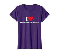 I Love Guardamar Del Segura T-Shirt, Femme, Violet, 3XL