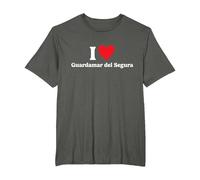 I Love Guardamar Del Segura T-Shirt, Homme Grandes Tailles, Asphalte, 3X Tall