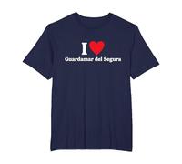 I Love Guardamar Del Segura T-Shirt, Homme Grandes Tailles, Bleu Marine, 6X Tall