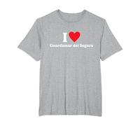 I Love Guardamar Del Segura T-Shirt, Homme Grandes Tailles, Gris Chiné, 3X Tall
