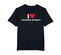 I Love Guardamar Del Segura T-Shirt, Homme Grandes Tailles, Noir, 6X Tall