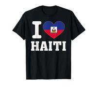 I Love Haiti Heart Souvenir Lovers Pride Travel T-Shirt