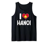 I Love Hanoi Drapeau Vietnam Cœur Débardeur