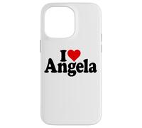 I Love Heart Angela Angie NOM sur Un T-Shirt Coque pour iPhone 14 Pro Max