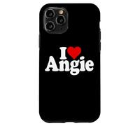 I Love Heart Angie Angelina Angela Nom sur Un T-Shirt Coque pour iPhone 11 Pro