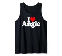I Love Heart Angie Angelina Angela Nom sur Un T-Shirt Débardeur
