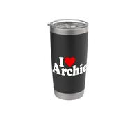 I LOVE HEART ARCHIBALD Gobelet isotherme en acier inoxydable double paroi