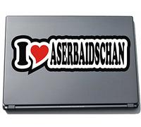 I Love Heart autocollant Decal Stickers ordinateur portable skin 297 mm I Love l'Azerbaïdjan