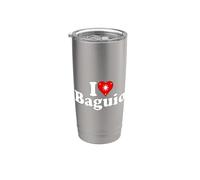 I LOVE HEART BAGUIO ÎLES PHILIPPINES Gobelet isotherme en acier inoxydable double paroi