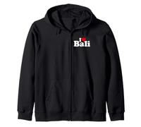 I Love Heart Bali Indonesia Sweat à Capuche